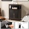 MDF Bathroom Storage Cabinet with Shutter Doors and Adjustable Shelves
